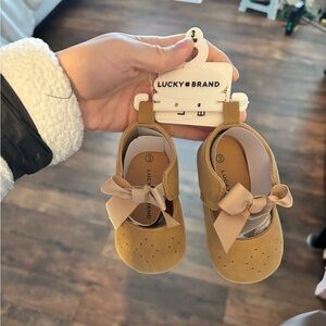 Lucky Brand Brown Baby Walker Shoes